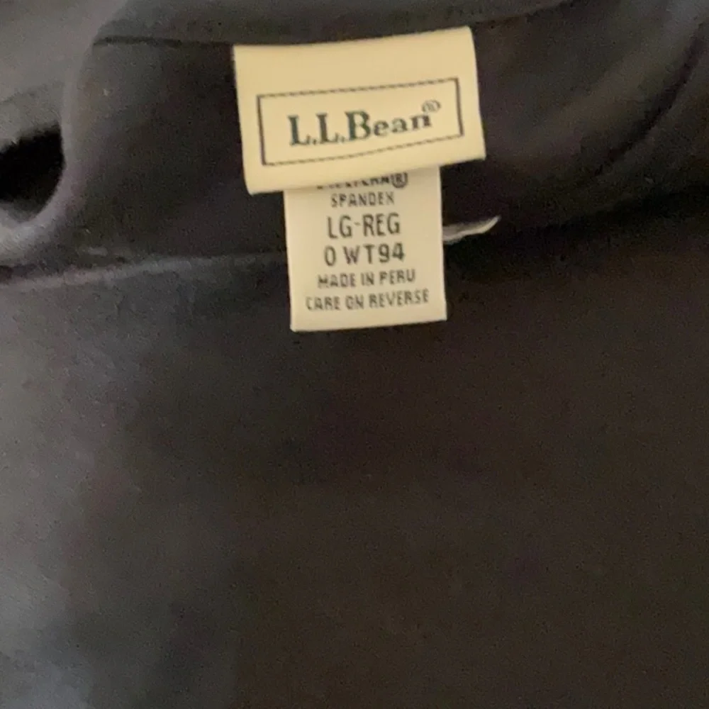 L.L. Bean‎ Black Maxi Dress Size L NWT